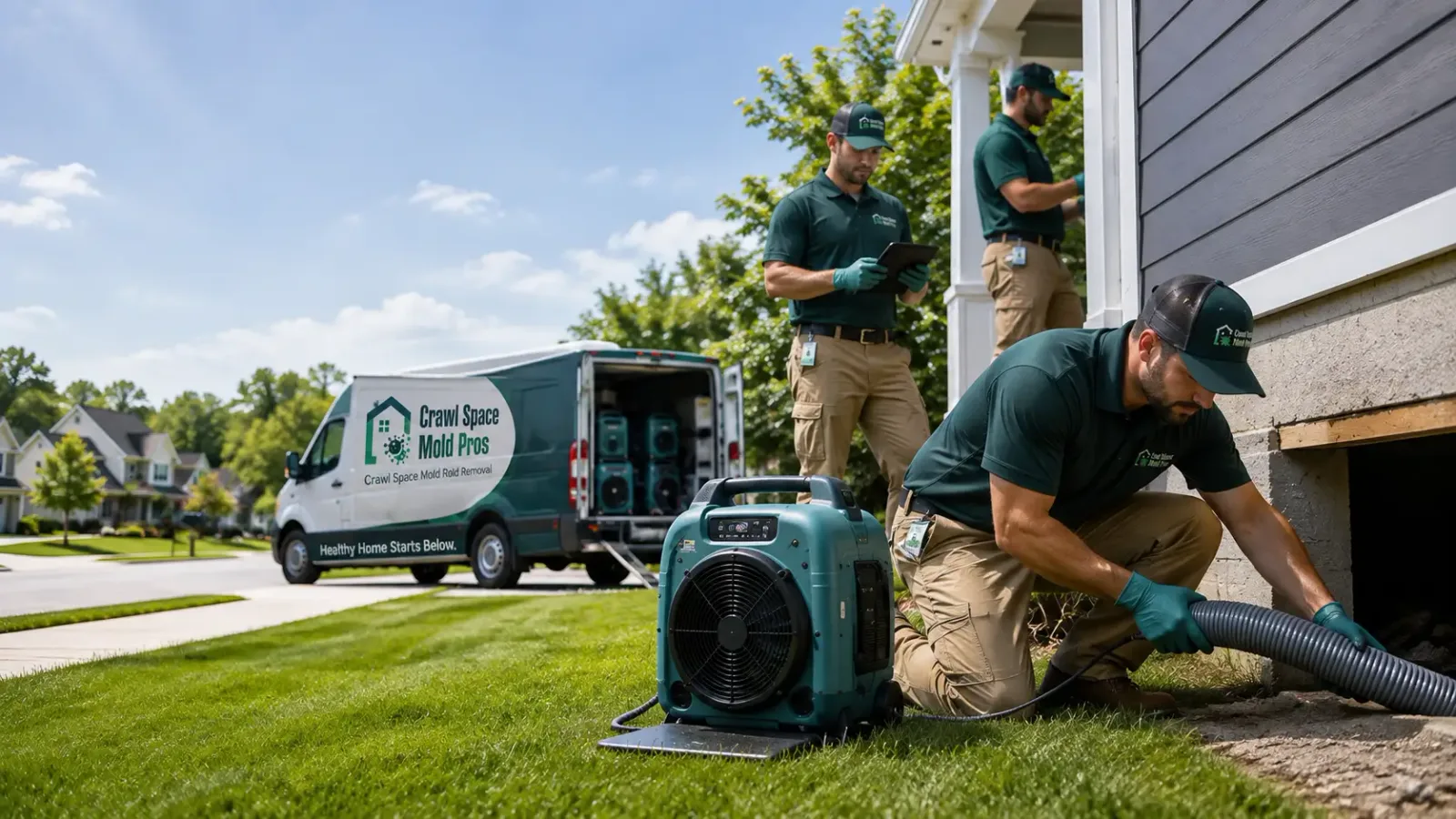 Crawl Space Mold Removal in Idlewild, MI